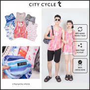 Áo ba lỗ nam nữ vải họa tiết City Cycle - Áo tanktop sát nách Unisex form rộng Local Brand